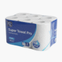 Fine Super Towel Pro Kitchen Rolls Fine Fluffy 40 Sheets (2 PLY. 2 Rolls)